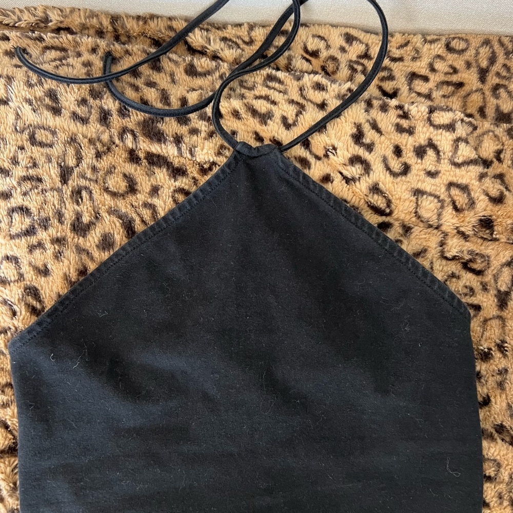 Urban Outfitters Black Halter Top